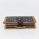 LOUIS VUITTON Multicolor Portefeuille Viennois Wallet Black M92988 Auth fm5009-5