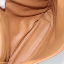 CELINE Macadam Canvas Tote Bag PVC Beige Gold Auth fm5010-17