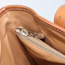 CELINE Macadam Canvas Tote Bag PVC Beige Gold Auth fm5010-20
