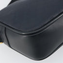 GUCCI Micro GG Supreme Bag PVC Leather Black Gold 007 01422 0137 Auth fm5014-13
