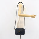 GUCCI Micro GG Supreme Bag PVC Leather Black Gold 007 01422 0137 Auth fm5014-24