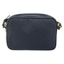 GUCCI Micro GG Supreme Bag PVC Leather Black Gold 007 01422 0137 Auth fm5014-3