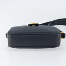 GUCCI Micro GG Supreme Bag PVC Leather Black Gold 007 01422 0137 Auth fm5014-9