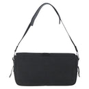 Salvatore Ferragamo Gancini Shoulder Bag Canvas Black Silver Auth fm5022V-2