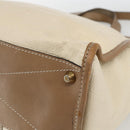 Chloe Hand Bag Leather 2way Beige Gold Auth fm5023-17