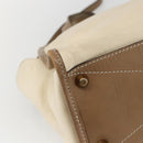 Chloe Hand Bag Leather 2way Beige Gold Auth fm5023-18