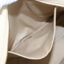 Chloe Hand Bag Leather 2way Beige Gold Auth fm5023-24