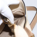 Chloe Hand Bag Leather 2way Beige Gold Auth fm5023-25