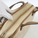 Chloe Hand Bag Leather 2way Beige Gold Auth fm5023-6