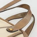 Chloe Hand Bag Leather 2way Beige Gold Auth fm5023-14