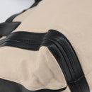 Chloe Alison Hand Bag Leather Beige Black gold Auth fm5024-16