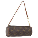 LOUIS VUITTON Monogram Papillon Pouch LV Auth fm5035-1