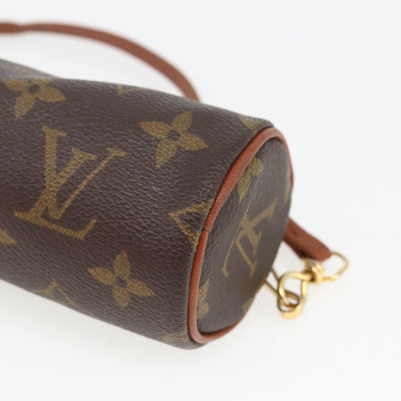 LOUIS VUITTON Monogram Papillon Pouch LV Auth fm5035