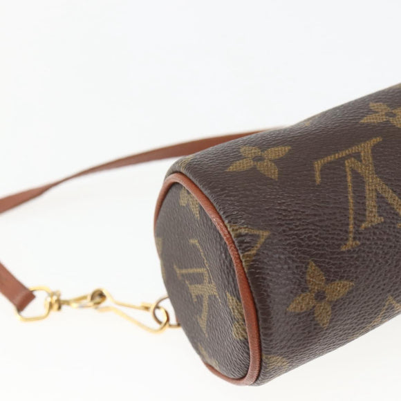 LOUIS VUITTON Monogram Papillon Pouch LV Auth fm5035
