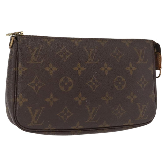 LOUIS VUITTON Monogram Pochette Accessoires Pouch M51980 LV Auth fm5036