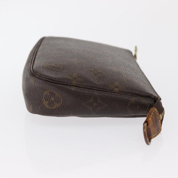 LOUIS VUITTON Monogram Pochette Accessoires Pouch M51980 LV Auth fm5036