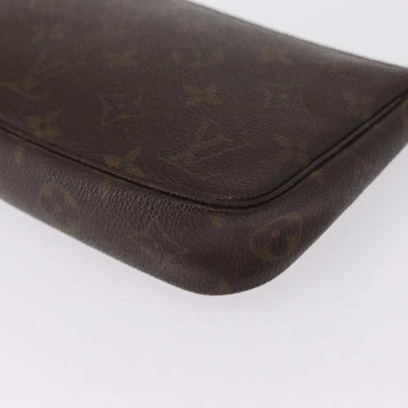 LOUIS VUITTON Monogram Pochette Accessoires Pouch M51980 LV Auth fm5036