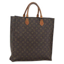 LOUIS VUITTON Monogram Sac Plat Hand Bag M51140 LV Auth fm5042-1