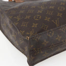 LOUIS VUITTON Monogram Sac Plat Hand Bag M51140 LV Auth fm5042-14