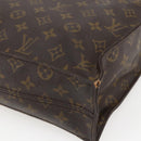 LOUIS VUITTON Monogram Sac Plat Hand Bag M51140 LV Auth fm5042-15