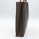 LOUIS VUITTON Monogram Sac Plat Hand Bag M51140 LV Auth fm5042-4