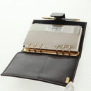 FENDI Zucca Canvas Agenda Day Planner Cover Brown Black Auth fm5048V-8