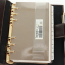 FENDI Zucca Canvas Agenda Day Planner Cover Brown Black Auth fm5048V-21