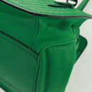 BOTTEGA VENETA INTRECCIATO Hand Bag Leather Green Auth fm5052V-13