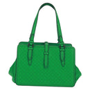 BOTTEGA VENETA INTRECCIATO Hand Bag Leather Green Auth fm5052V-2
