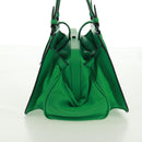 BOTTEGA VENETA INTRECCIATO Hand Bag Leather Green Auth fm5052V-5