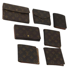 LOUIS VUITTON Monogram Wallet 7 Set LV Auth fm5056