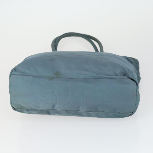 PRADA Bag Nylon 5 Set Black Khaki blue Auth fm5059