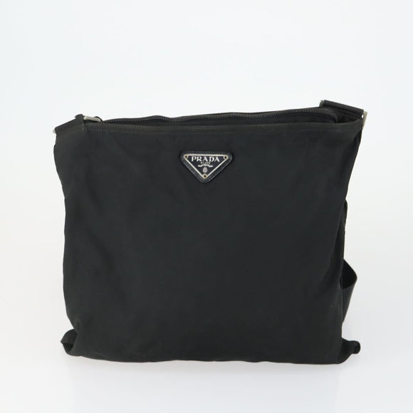 PRADA Bag Nylon 5 Set Black Khaki blue Auth fm5059