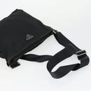 PRADA Bag Nylon 5 Set Black Khaki blue Auth fm5059-14