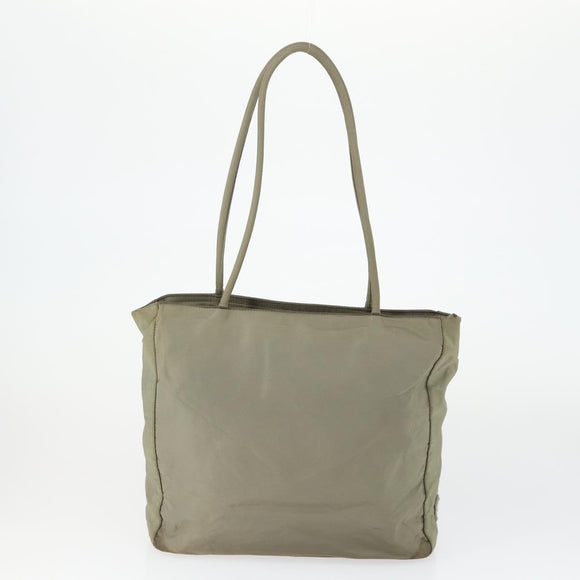 PRADA Bag Nylon 5 Set Black Khaki blue Auth fm5059