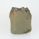 PRADA Bag Nylon 5 Set Black Khaki blue Auth fm5059-23