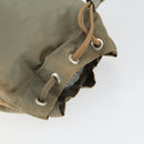 PRADA Bag Nylon 5 Set Black Khaki blue Auth fm5059-24