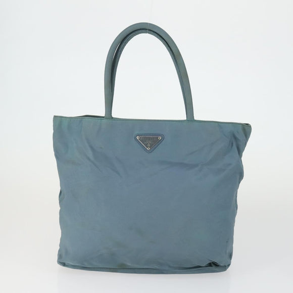 PRADA Bag Nylon 5 Set Black Khaki blue Auth fm5059