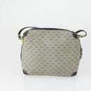 GUCCI Micro GG Canvas GG Micro Supreme Bag Leather 3 Set Navy Brown Auth fm5061-17
