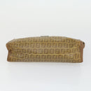 FENDI Zucca Canvas Zucchino Canvas Bag PVC 3 Set Black Brown Auth fm5063-20
