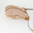 Salvatore Ferragamo Vala Bag Leather nylon 3 Set Beige Brown Auth fm5064-18