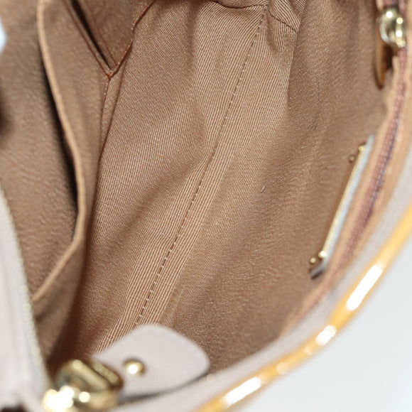 Salvatore Ferragamo Vala Bag Leather nylon 3 Set Beige Brown Auth fm5064