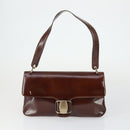 Salvatore Ferragamo Vala Bag Leather nylon 3 Set Beige Brown Auth fm5064-9