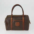 CELINE Macadam Canvas C Macadam Canvas Bag PVC 4 Set Brown Navy Auth fm5067-2