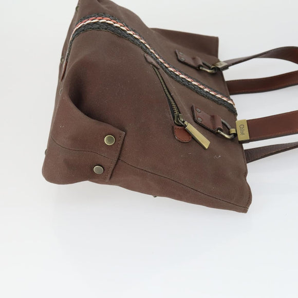 Chloe Bag Leather 4 Set Beige Brown Black red Auth fm5070