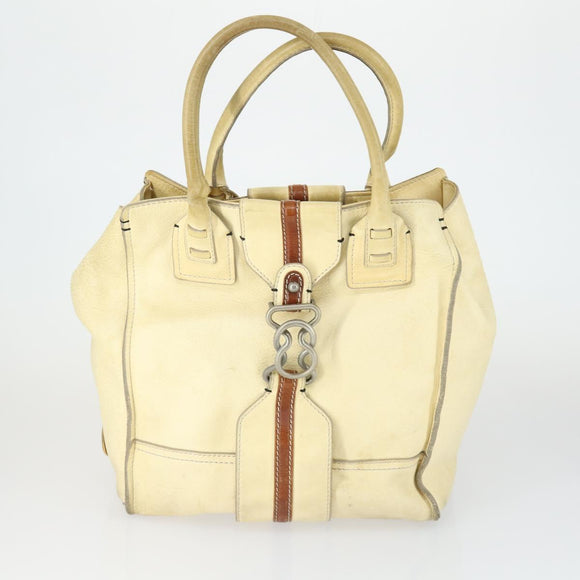 Chloe Bag Leather 4 Set Beige Brown Black red Auth fm5070