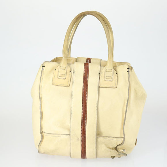 Chloe Bag Leather 4 Set Beige Brown Black red Auth fm5070