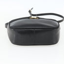 Salvatore Ferragamo Vala Shoulder Bag Leather Black Gold Auth fm5071-5