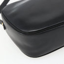 Salvatore Ferragamo Vala Shoulder Bag Leather Black Gold Auth fm5071-17