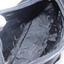 Salvatore Ferragamo Vala Shoulder Bag Leather Black Gold Auth fm5071-11